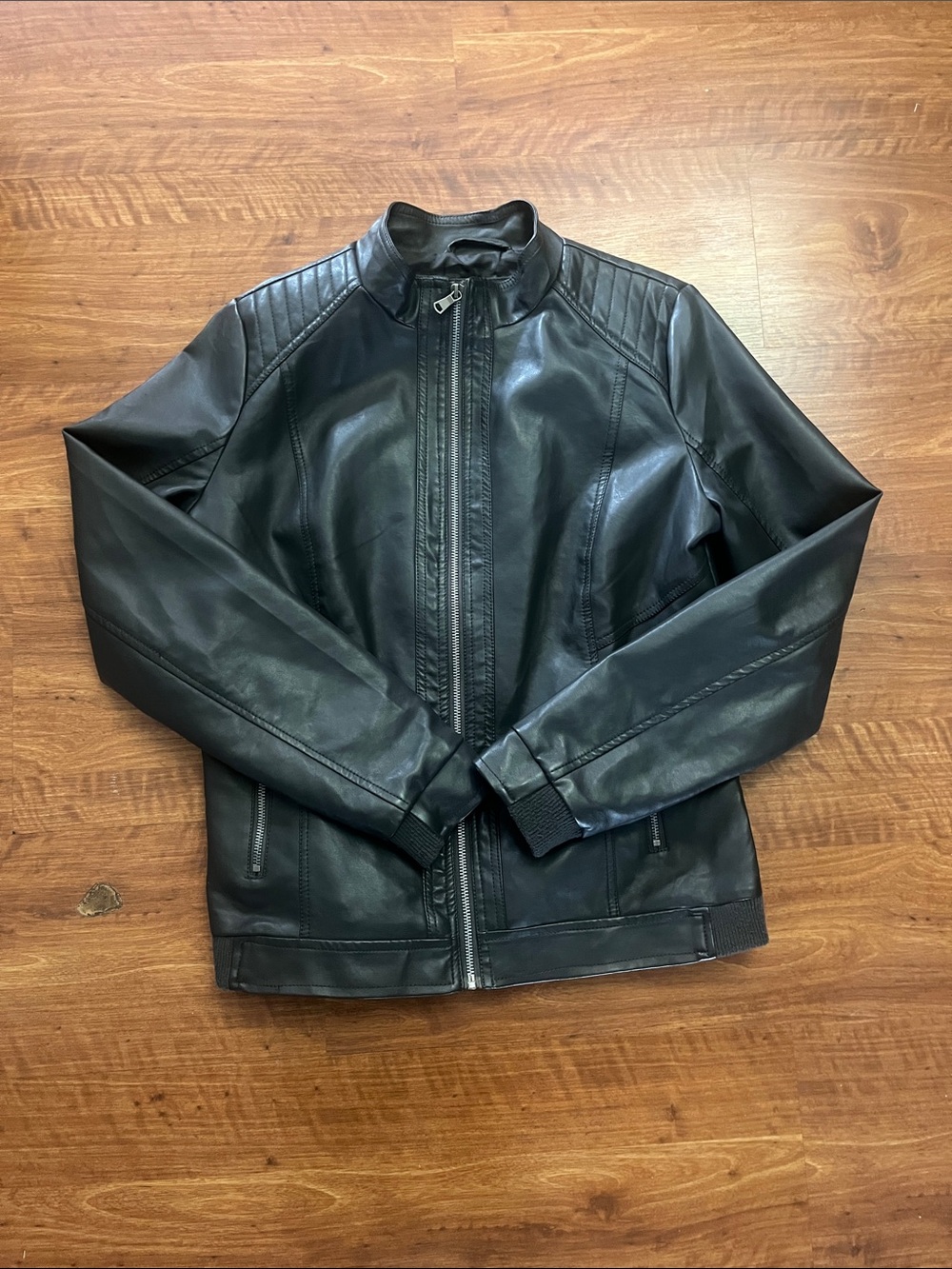 Royalty for Me, Faux Leather Jacket